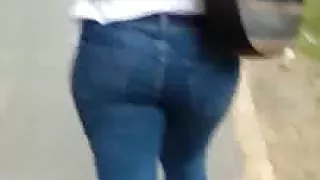 Asses in jeans