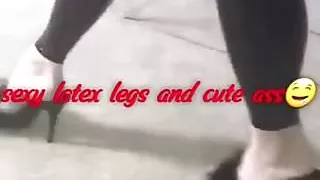 Sexy FF stocking and latex leginggs