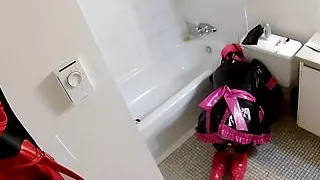 Sissy Toilet Tied