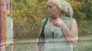 Old bitch is picked up and fucked