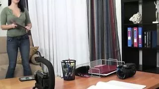 Spex casting babe doggystyled by midget agent