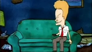 beavis home alone with television 