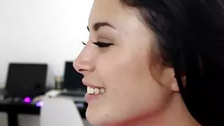 Teen girl Kalina Ryu hardfucked and creampied by a big cock