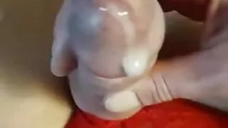 Cum in grotchless panties