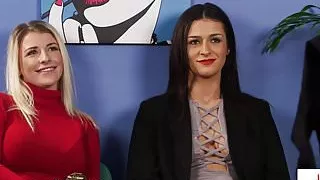 CFNM ladies inspect sub before JOI