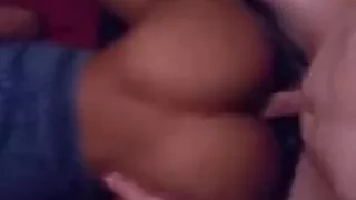 Chocolate Lady Rammed Doggy