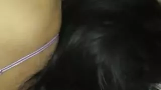 Wife in dress from behind