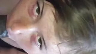 A Married Denver Slut sucking her 1st Chocolate!