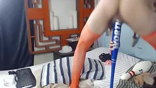 Wow Extreme squirter Nikki fucks bowling pin best show