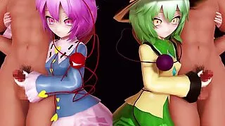 (MMD) Komeiji sisters sex time