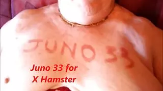 I mark the granny with lipstick