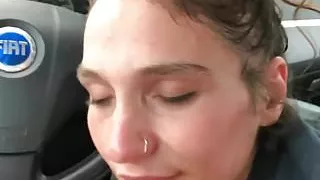 Car blowjob amateur 07