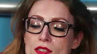 cumloving british babe toys pussy before blowjob 