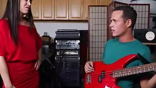 Hot milf stress relieving blowjob to her step son