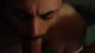 Amateur twink got his mouth full