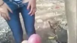 Blowjob Outside
