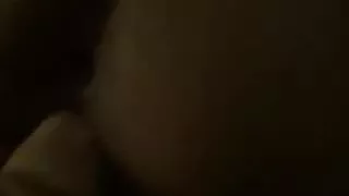 Stretching her wet pussy with inflatable dildo