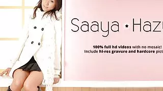 Amazing treatment of Saaya's soaking wet pussy pie