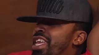 Black guy gets straight to dick sucking and riding action