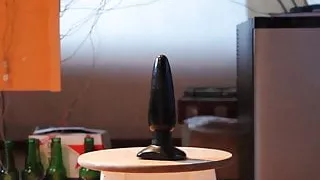 big dildo in the ass