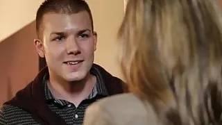 Busty glam beauty plowed on all fours