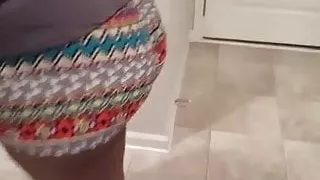 BBW Youtuber Braless around the House