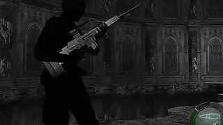 Resident evil 4-Glitch WHAT! happen to you Leon