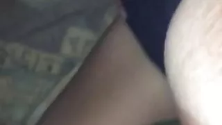 Showing my pussy in my panties and my boobs
