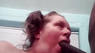 Slut Sucks and fucks  Big black clock