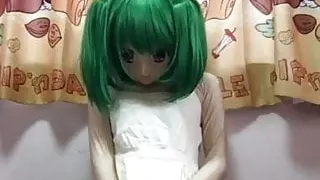 kigurumi masturbating with vibrator 2