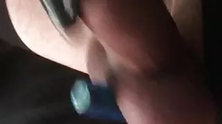 Latexhandschuhe mit Cumshot, Schwanzring, Vibrator, Butt Plug