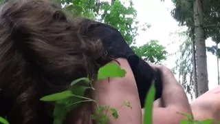 German Grandma seduce Young Boy to Outdoor in Privat Tape