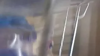 Slut german Woman in cyclist trousers