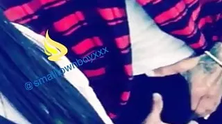 Chris Brown grabbing