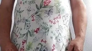 Amateur, Crossdresser, Robe, Gay, Petite Queue, Femme