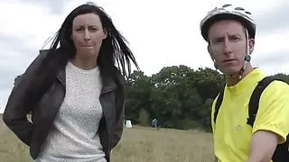 Lingerie MILF getting her pussy drilled