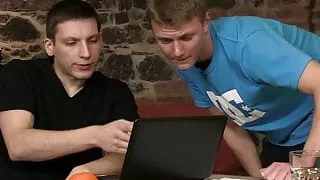 Smart lad involves him into gay game