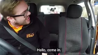 Fake Driving School Big tits learner ends lesson with anal