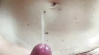 Huge Cumshot after Amateur Sex