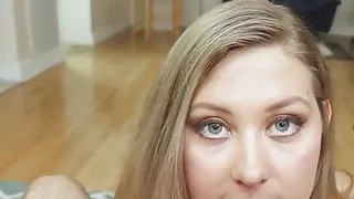 my curvy girlfriend  is sucking and fucking me