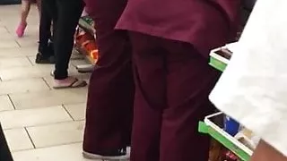 BIg Booty Latina in scrubs