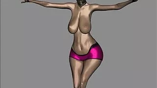 Belly Dancer CGI 3D