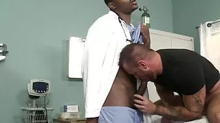 Muscle Daddy Refers U 2 His Doctor, Dr. Big Black Dick!