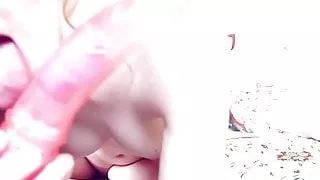 redhead eat creamy pussy dildo