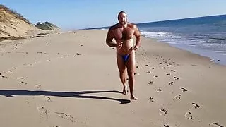 Strand, Bikini, Schwuler Sex, Muskel, Sex im Freien, Voyeursex