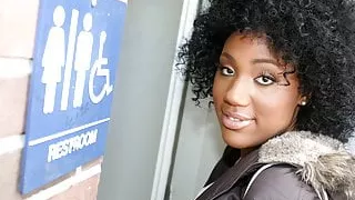 Ebony Daquiri Divine Tastes Bigcock At A Gloyhole