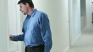 Barely legal teen pounded by daddy while mom is in next room