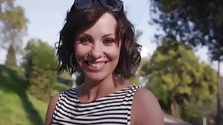 Milf anally rides bbc pov