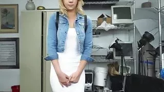 Amateur cocksucker roughly fucked at audition