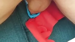 Glove fucking and pulsating orgasm